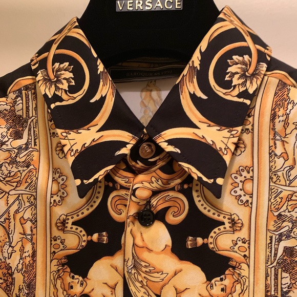 Versace Silk Button Up Shirt - Picture 3 of 7